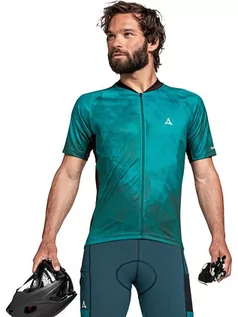 Koszulki sportowe męskie - Schöffel Koszulka kolarska "Vertine" w kolorze turkusowym - grafika 1