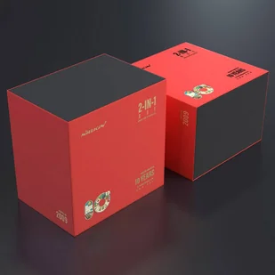 Nillkin zestaw prezentowy bezprzewodowy głośnik Bluetooth + bezprzewodowa ładowarka Qi Magic Cube (Fast Charge Edition) czerwony - Ładowarki do telefonów - miniaturka - grafika 23