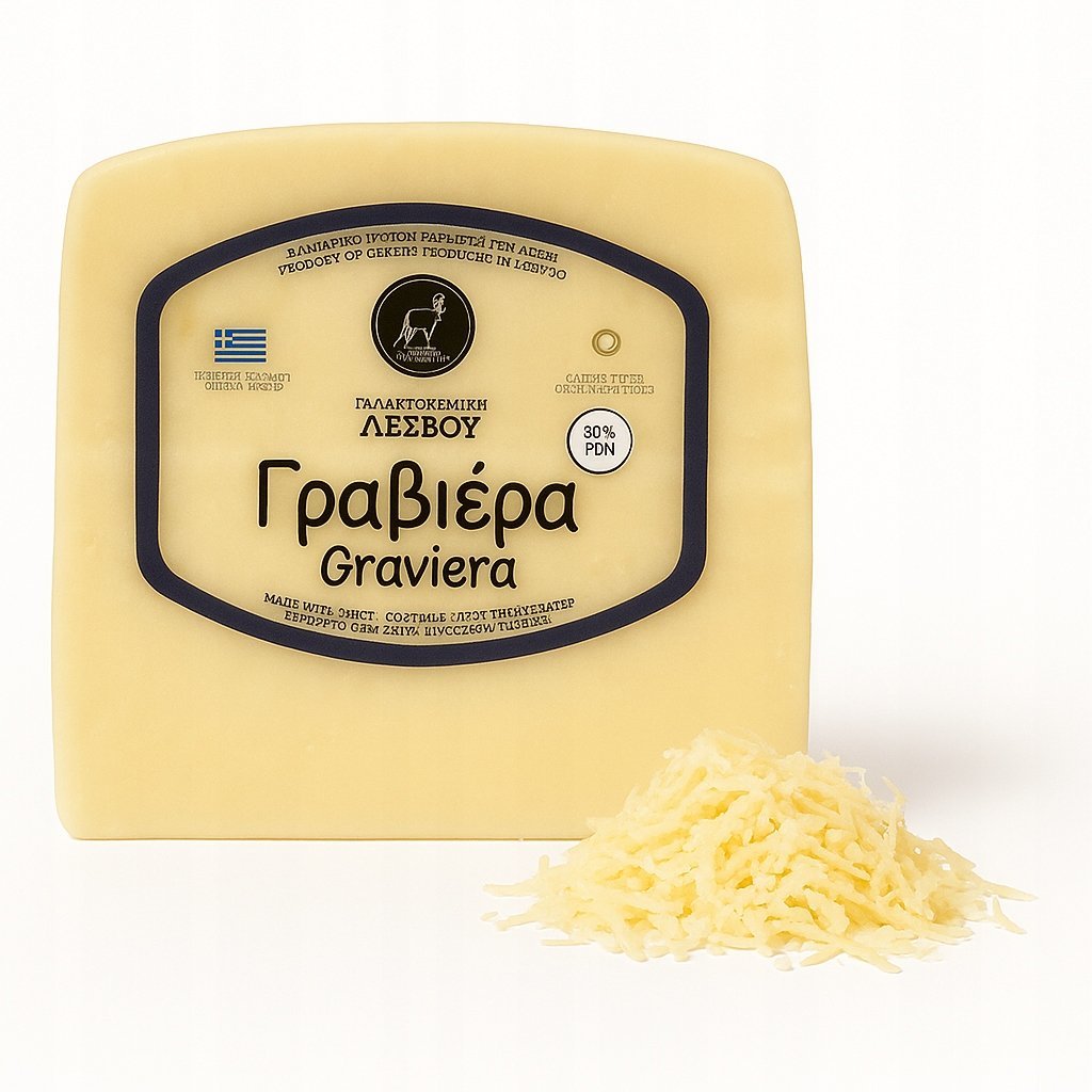 Ser Graviera 900g - Twardy grecki klasyk prosto z wyspy Lesvos