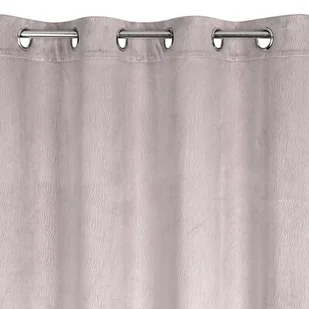 Zasłona Velvet Lili 140 x 250 Przelotka Pudrowy - Zasłony - miniaturka - grafika 1