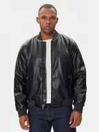 Kurtki męskie - Calvin Klein Jeans Kurtka z imitacji skóry LV04RC407G Czarny Relaxed Fit - miniaturka - grafika 1