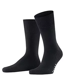 Falke męskie lotnisko plus skarpety - wełna merynosowa/mieszanka bawełny, czarne (czarne 3000), UK 5,5-6,5 (rozmiar producenta: 39-40), 1 para 14403 - Skarpetki damskie - miniaturka - grafika 1