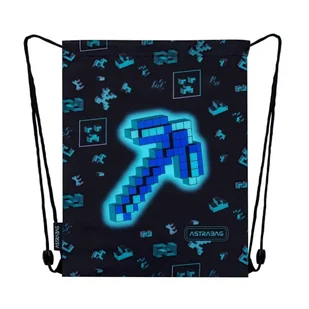 Worek na obuwie Astrabag Dark Pixel Ad1 - Worki na buty - miniaturka - grafika 1