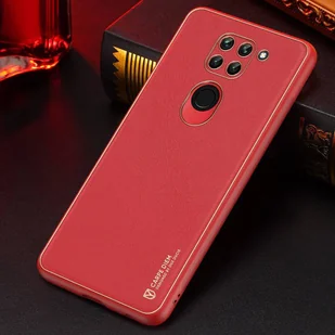 Dux Ducis Yolo eleganckie etui pokrowiec ze skóry ekologicznej Xiaomi Redmi 10X 4G / Xiaomi Redmi Note 9 czerwony - Etui i futerały do telefonów - miniaturka - grafika 14
