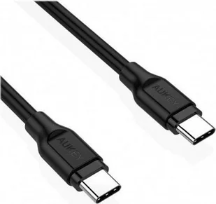 Kabel USB Aukey USB-C - USB-C 1 m Czarny CB-CC1P - Kable USB - miniaturka - grafika 1