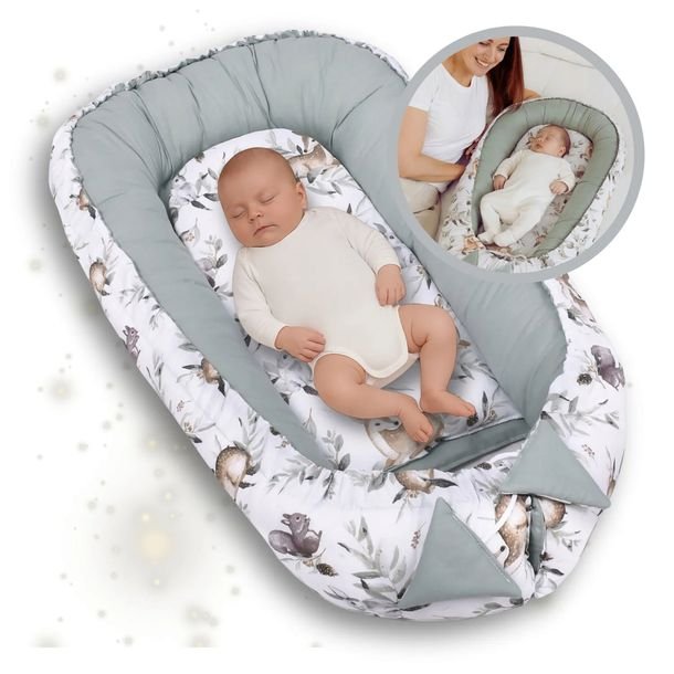 Kokon niemowlęcy gniazdko kojec otulacz prezent na baby shower Dreamland