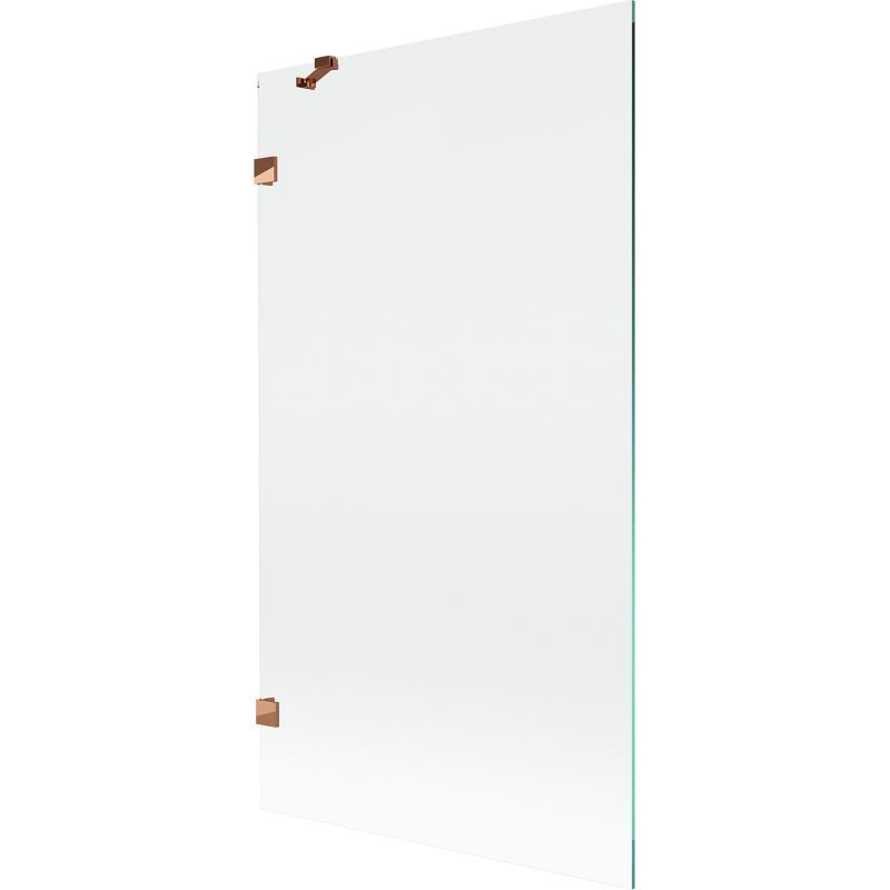 Mexen Lunar parawan nawannowy 1-skrzydłowy 100 x 150 cm, transparent, różowe złoto - 897-100-000-60-00