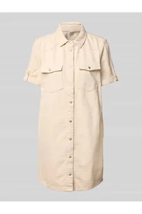 Sukienka jeansowa z kieszeniami z patką na piersi model NEW SIGNE - Noisy May - Sukienki - miniaturka - grafika 1