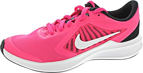 Nike Unisex dziecięce buty Downshifter 10 (Gs) do biegania, różowy - Hyper Pink White Black - 36.5 EU