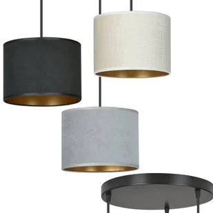 Emibig Hilde lampa wisząca 3-punktowa multikolor 1055/3PREM 1055/3PREM - Lampy sufitowe - miniaturka - grafika 6