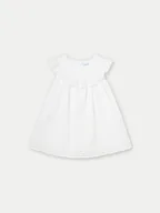 Sukienki i spódniczki dla dziewczynek - Mayoral Sukienka letnia 1915 Biały Regular Fit - miniaturka - grafika 1