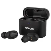 Słuchawki - Niceboy HIVE Podsie 3 Czarne - miniaturka - grafika 1