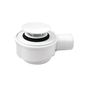 Syfony - Syfon brodzikowy Speed fi50 czyszczenie z góry standard nakładka biała - miniaturka - grafika 1