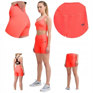 4F KRÓTKIE LEGGINSY DAMSKIE SPORTOWE TRENINGOWE - Legginsy - miniaturka - grafika 1