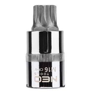 Neo Końcówka Spline na nasadce 1/2", M16 x 55 mm - Klucze i nasadki - miniaturka - grafika 1