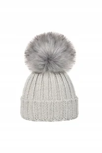 Czapka dziecięca Ander dla dziecka zimowa wełna merino Ollo Light Grey 48 - Czapki dla dzieci - miniaturka - grafika 1