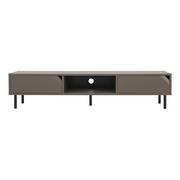 Szafki RTV - Ciemnoszara szafka pod TV 177x39 cm Corner – Tenzo - miniaturka - grafika 1