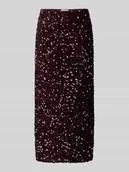 Spódnice - Spódnica midi z wysokim stanem i cekinami model ‘FAITH’ - miniaturka - grafika 1