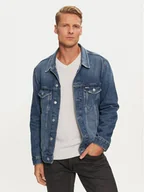 Koszule męskie - Tommy Jeans Kurtka jeansowa Ryan DM0DM20495 Niebieski Regular Fit - miniaturka - grafika 1