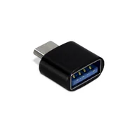 Adaptery i przejściówki - Inter-Tech 88885461 zmieniacz płci / kabli USB Type C USB Type A Czarny - miniaturka - grafika 1