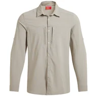 Koszulki sportowe męskie - Koszula męska Craghoppers NosiLife Pro Long Sleeved Shirt V Rozmiar: XL / Kolor: beżowy - miniaturka - grafika 1