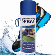 Środki do prania - IMPREGNAT WODOODPORNY SPRAY DO BUTÓW ODZIEŻY SKÓRY CHRONI PRZED WODĄ 300ml - miniaturka - grafika 1