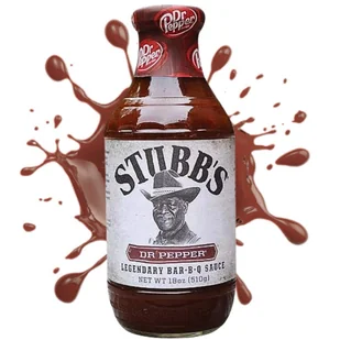 GĘSTY SOS NA GRILLA Sos BBQ Marynata do mięs Dr Pepper BBQ Sauce 450ml - Majonezy i dressingi - miniaturka - grafika 1