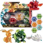Klocki - BAKUGAN LEGENDS FIGURKA NOVA GOLD DRAGONOID 4 PAK - miniaturka - grafika 1