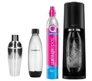 Saturator do wody gazowanej SodaStream Terra - Czarny zestaw + Shaker