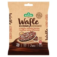 Ciastka - Kupiec Wafle ryżowe z czekoladą deserową i kawałkami maliny 32 g - miniaturka - grafika 1