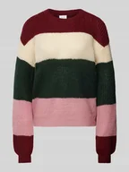 Swetry damskie - Sweter z dzianiny z rozkloszowanymi rękawami model ‘RITA’ - miniaturka - grafika 1