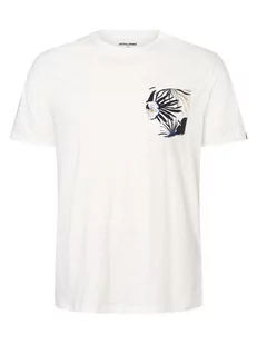 Jack & Jones - T-shirt męski  JORTulum  duże rozmiary, biały - Koszulki męskie - miniaturka - grafika 1