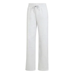 adidas Kobiety ESSENTIALS SMALL LOGO FEEL COZY OPEN HEM PANTS, light grey heather/white, XXL - Spodnie rowerowe - miniaturka - grafika 1