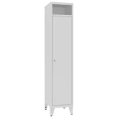 Szafki BHP - Szafka na brudną odzież MKB 5 E z otworem wrzutowym na nóżkach - miniaturka - grafika 1