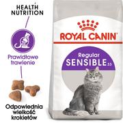 Sucha karma dla kotów - ROYAL CANIN  Sensible 33 2kg + niespodzianka dla kota GRATIS! - miniaturka - grafika 1