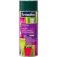 Farby i lakiery w sprayu - Śnieżka Multispray Lakier Ogólnego Stosowania połysk 400 ml zielony - miniaturka - grafika 1