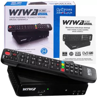 Tuner DVB-T/T2 WIWA H.265 LITE - Tunery DVB-T - miniaturka - grafika 1