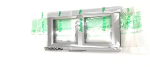 Schneider Electric Ramka podwójna Asfora pionowa stal EPH5811262 - Klawisze i ramki - miniaturka - grafika 1