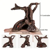 Inne - TEMU 1 szt. Realistyczny Żywiczny Driftwood do Akwariów - Realistyczny Wzór Korzenia Drzewa, Idealna Dekoracja Akwarium - miniaturka - grafika 1