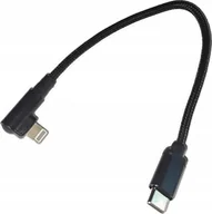 Kable USB - Kabel USB Gembird USB-C - Lightning 0.25 m Czarny (CC-USB2-CMLML-0.2M) - miniaturka - grafika 1