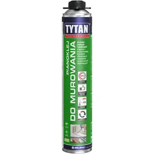 Pianoklej do murowania cienkowarstwowa 750 ml Tytan Professional - Pianki montażowe - miniaturka - grafika 1