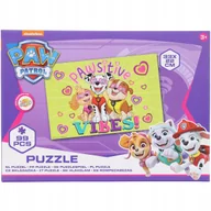 Puzzle - PUZZLE PSI PATROL PODWÓJNY NADRUK 99 ELEMENTÓW PREZENT Nickelodeon - miniaturka - grafika 1