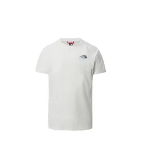 THE NORTH FACE T-shirt Nf00Ceq8 TNF White-Acoustic Blue M - Koszulki męskie - miniaturka - grafika 1