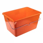 Wiadra i kastry budowlane - Inter-S Wiadro malarskie prostokątne 8l INTER-S 030 314 - miniaturka - grafika 1