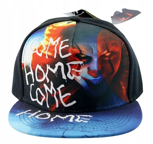 Czapka z prostym daszkiem męska IT TO Pennywise Horror 55-60cm Snapback
