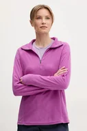 Bluzy damskie - Columbia bluza sportowa Glacial kolor fioletowy gładka 1802201 - miniaturka - grafika 1