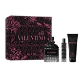 Zestawy perfum męskich - Valentino Uomo Born In Roma woda toaletowa spray 100 ml + 15 ml + żel pod prysznic 75 ml - miniaturka - grafika 1