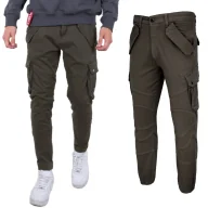 Odzież taktyczna i umundurowanie - Spodnie Alpha Industries Combat Pant LW 126215 136 - Grafitowe 32 - miniaturka - grafika 1