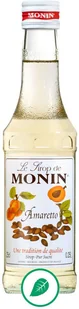Syrop do kawy MONIN Amaretto 250 ml - Syropy i koncentraty owocowe - miniaturka - grafika 1