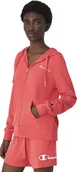 Bluzy damskie - Bluza damska Champion Full Zip Hoodie Sweatshirt różowa 118099 PS203 S - miniaturka - grafika 1